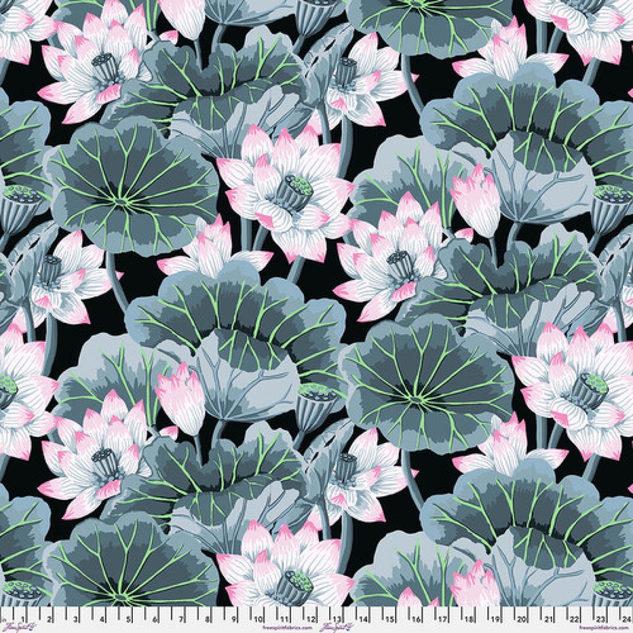Patchwork Baumwolle - Kaffe Fassett - Lake Blossoms - Contrast